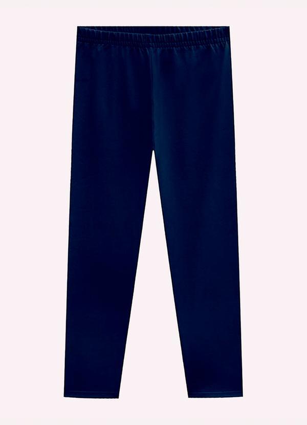 Legging Infantil Menina Básica Azul Marinho