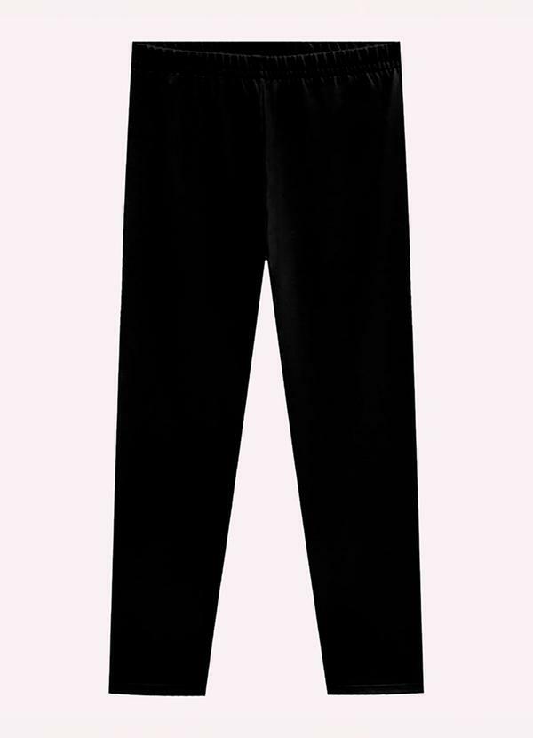 Legging Infantil Menina Básica Preto