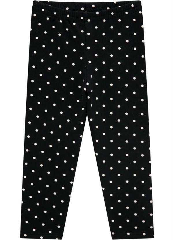 Legging Infantil Menina Preto