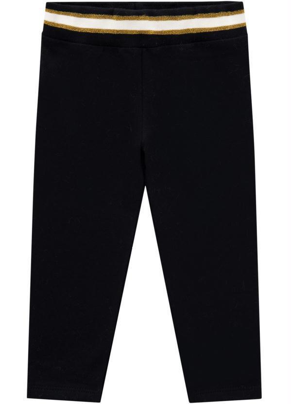 Vista 2 Legging Infantil Menina Preto