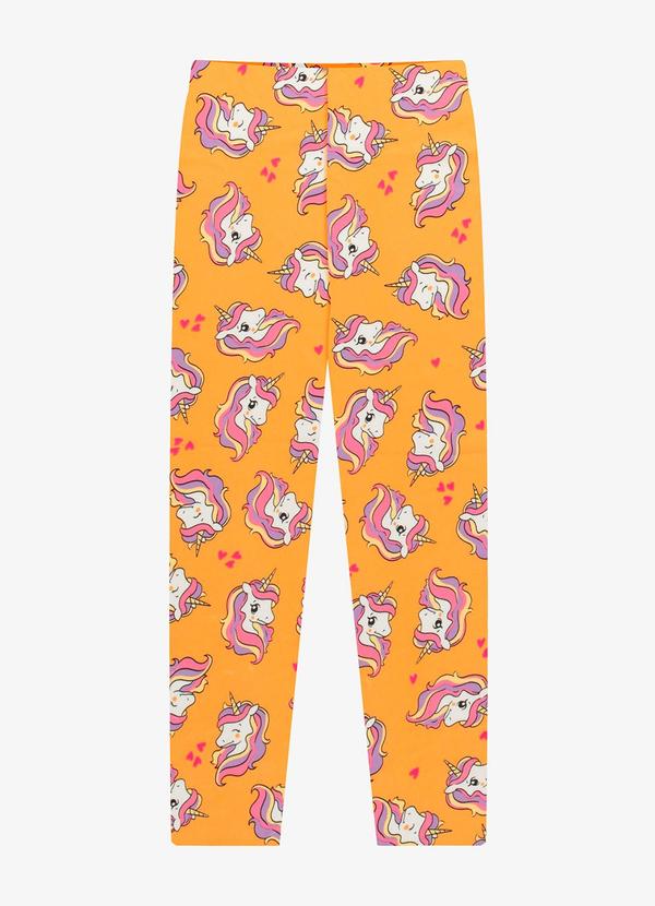 Vista 2 Legging Legging Cotton Laranja Rovi Kids Rovi Kids