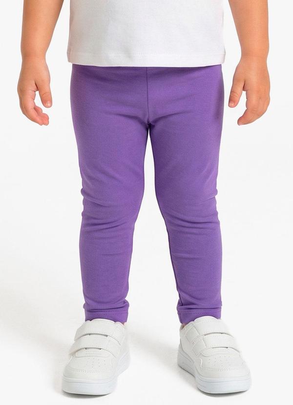 Vista 2 Legging Menina Roxo Marisol Marisol
