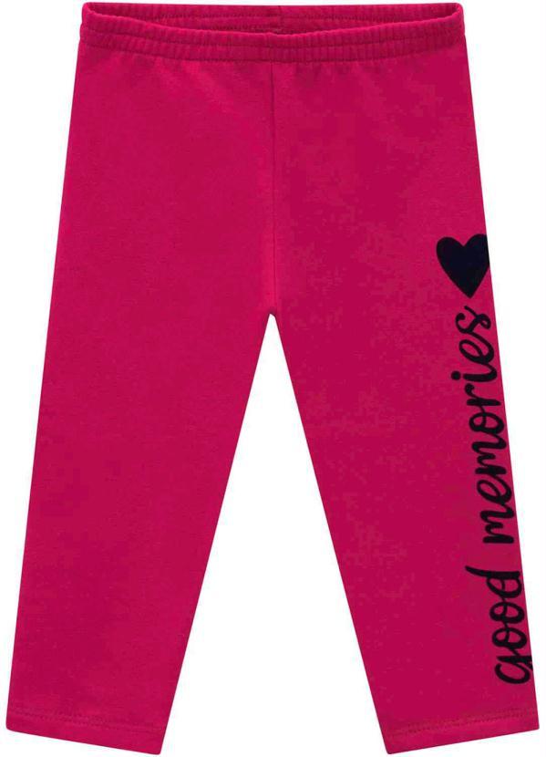 Legging Menina Vermelho