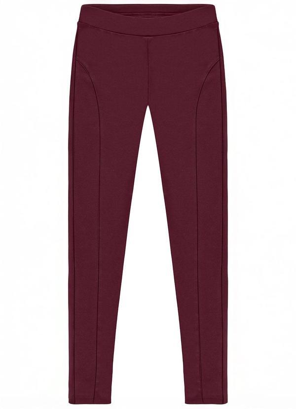 Legging Molecotton sem Felpa Vermelho
