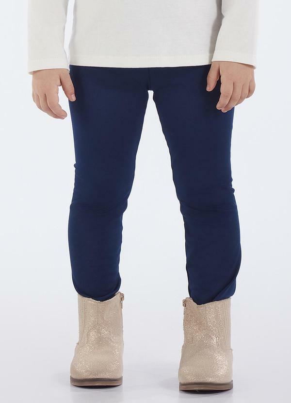 Vista 2 Legging Primeiros Passos Malha Térmica Marinho Pulla Bulla Pulla Bulla