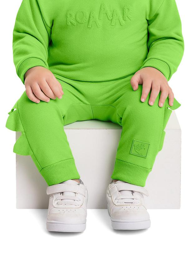 Calça Básica Unissex para Bebê Verde