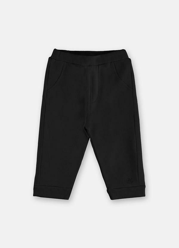 Calça Bebê Unissex Soft Preto