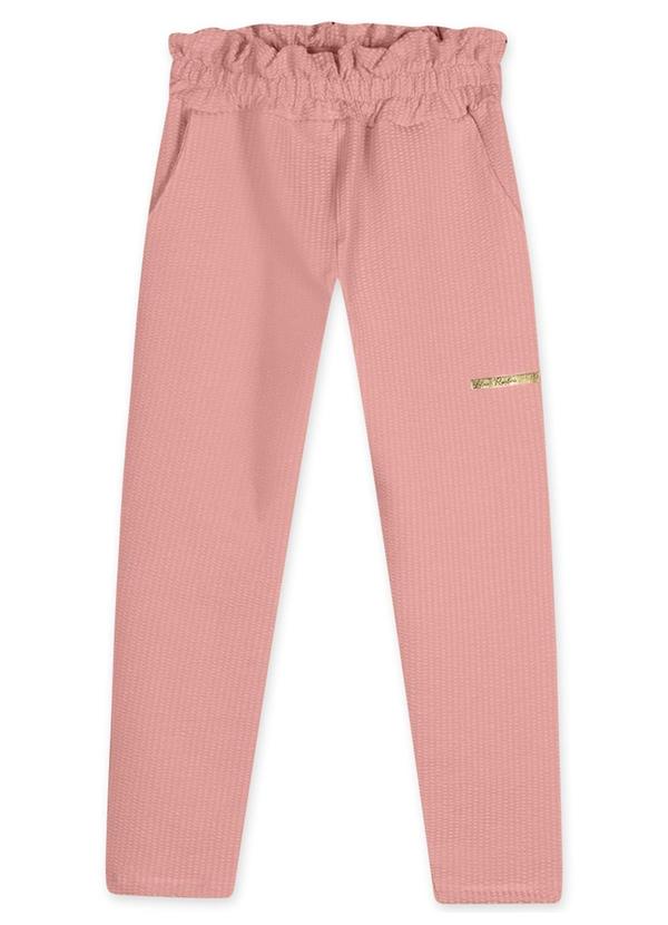 Vista 2 Calça Clochard Feminina Infantil Rosa Lilica Ripilica Lilica Ripilica