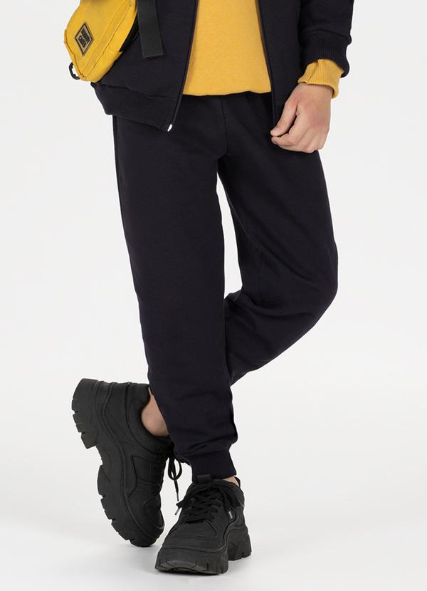 Calça em Moletom sem Felpa Preto