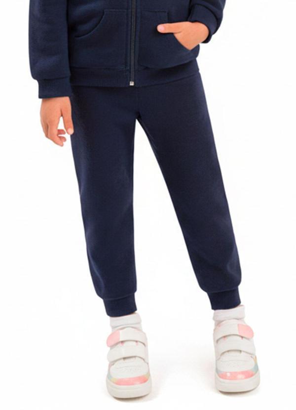 Calça Infantil em Algodão Azul