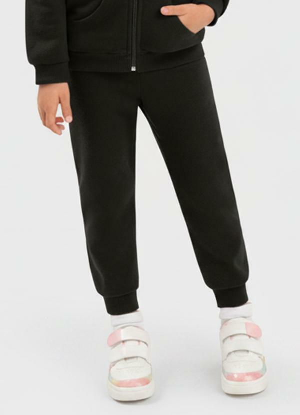 Calça Infantil em Algodão Preto