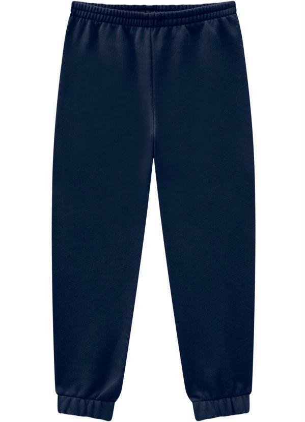 Vista 2 Calça Infantil Feminina Marinho Kyly Kyly