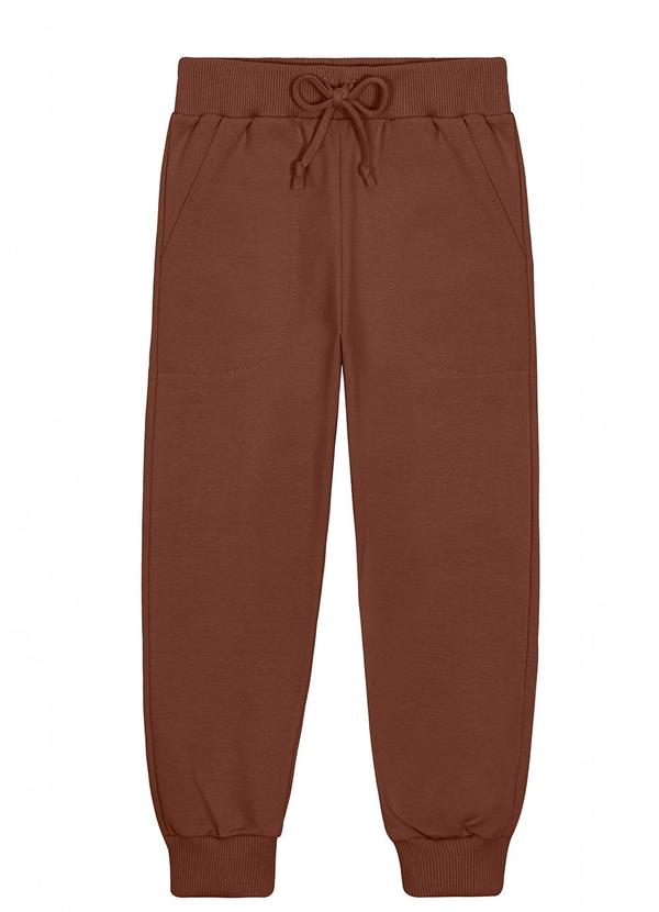 Calça Infantil Feminina Molecotton Marrom