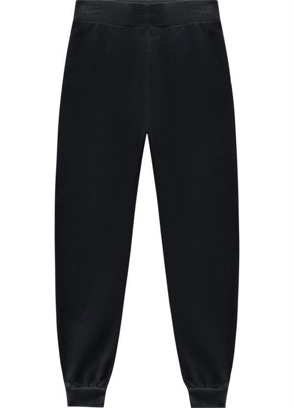 Vista 2 Calça Jogger Infantil Menina Preto