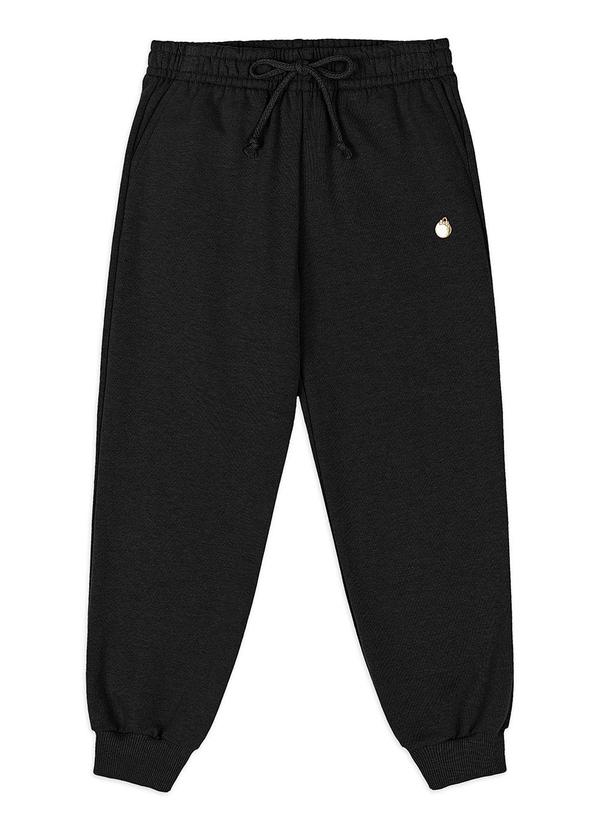 Calça Jogger Molecotton Felpado Preto