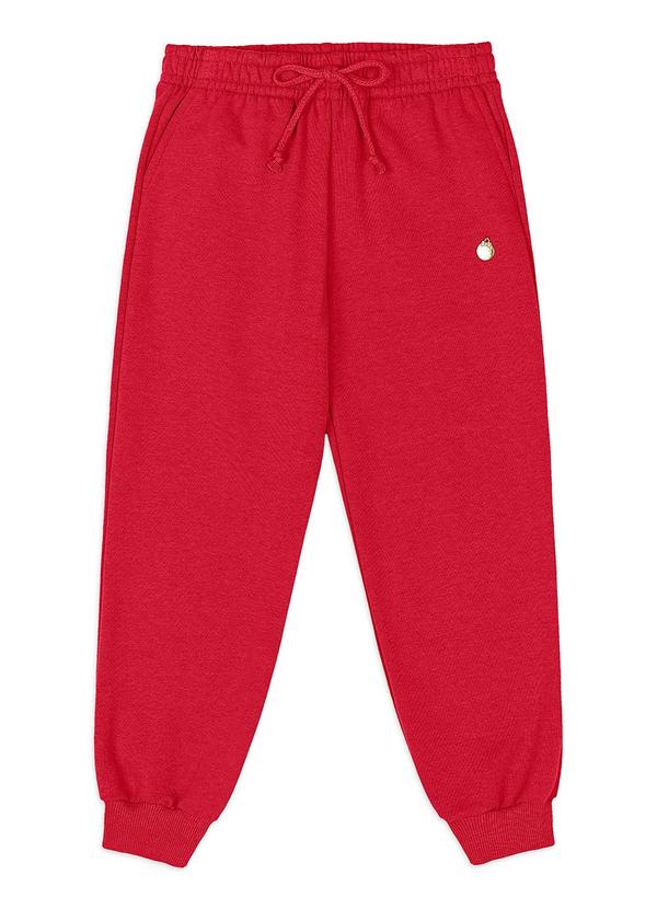 Calça Jogger Molecotton Vermelho