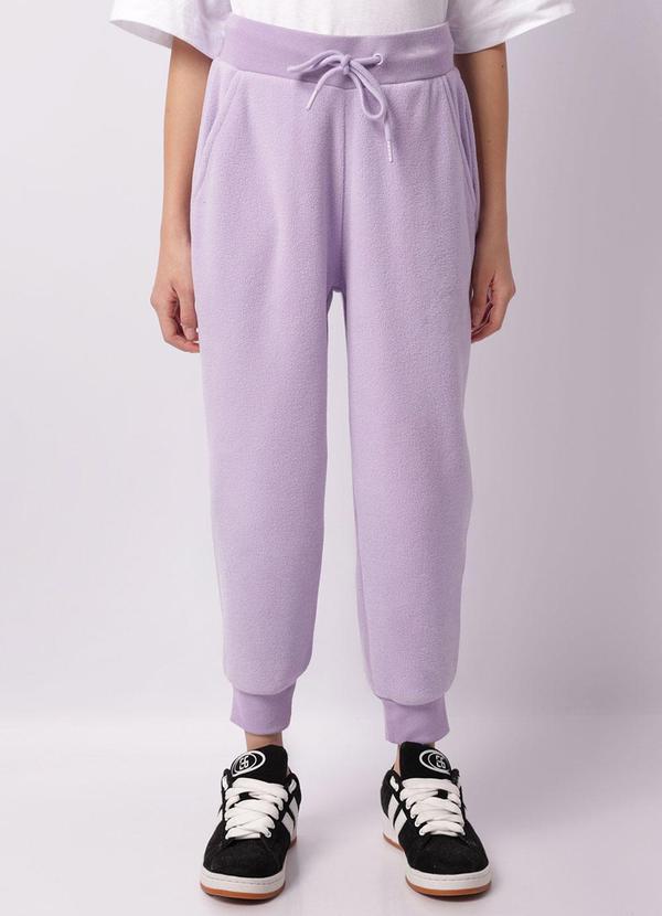 Calça Juvenil Jogger Lilás
