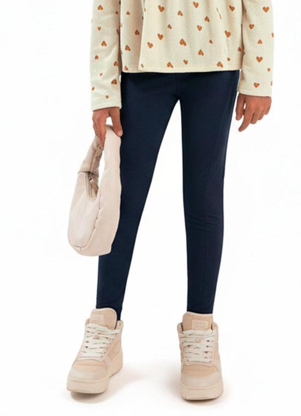Calça Legging Infantil Azul