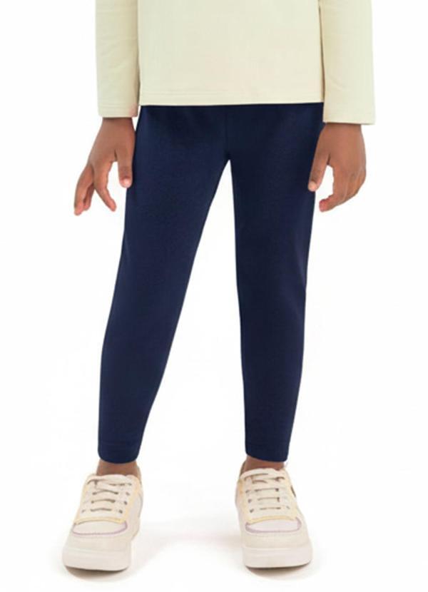 Calça Legging Infantil Felpada Azul