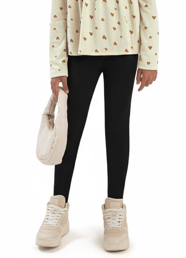 Calça Legging Infantil Preto