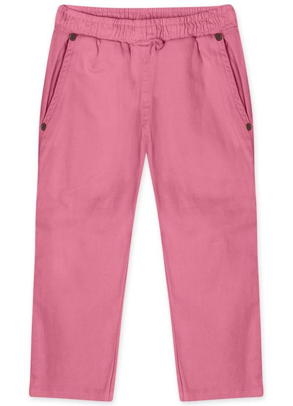Calça Sarja Infantil Feminina Marisol Rosa