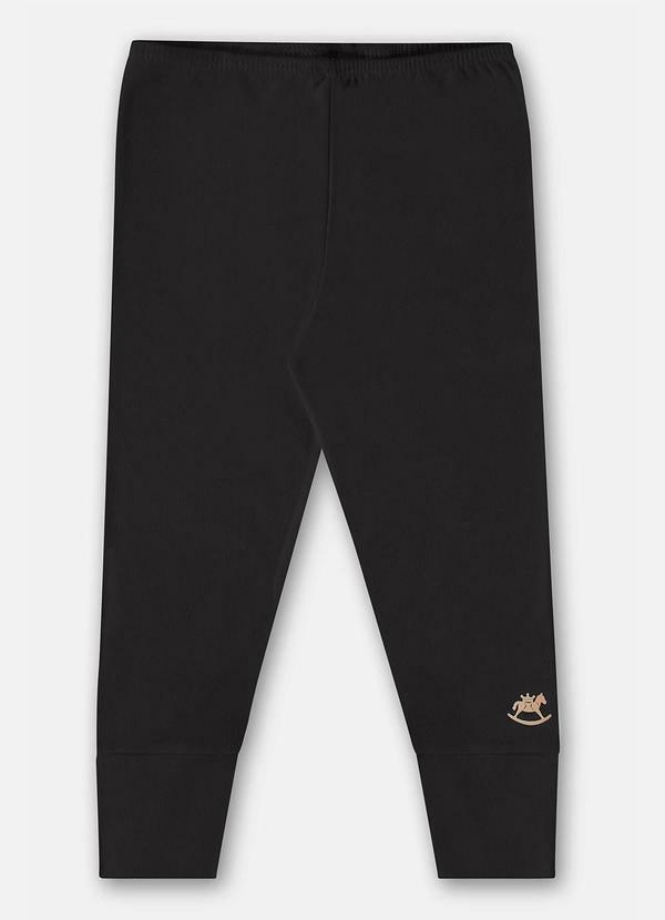 Vista 2 Calça Básica Unissex Bebê Preto Up Baby Up Baby