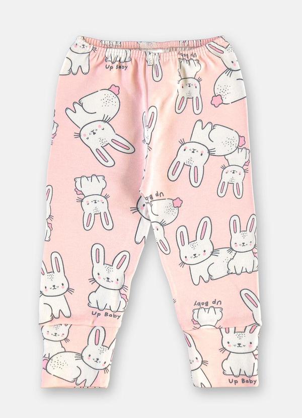 Calça Bebê Menina em Suedine Estampado