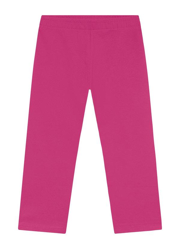 Vista 2 Calça Capri Infantil Rosa Duduka Duduka
