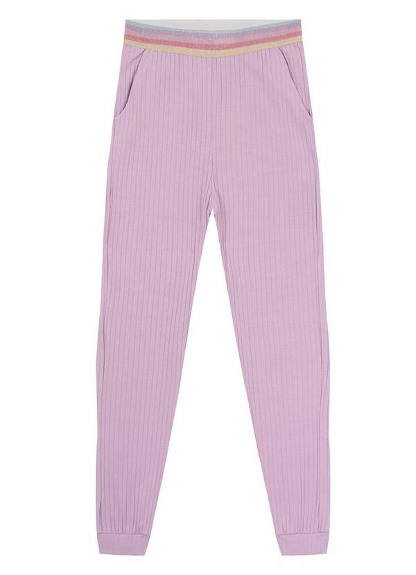 Calça Infantil Canelada Select Roxo