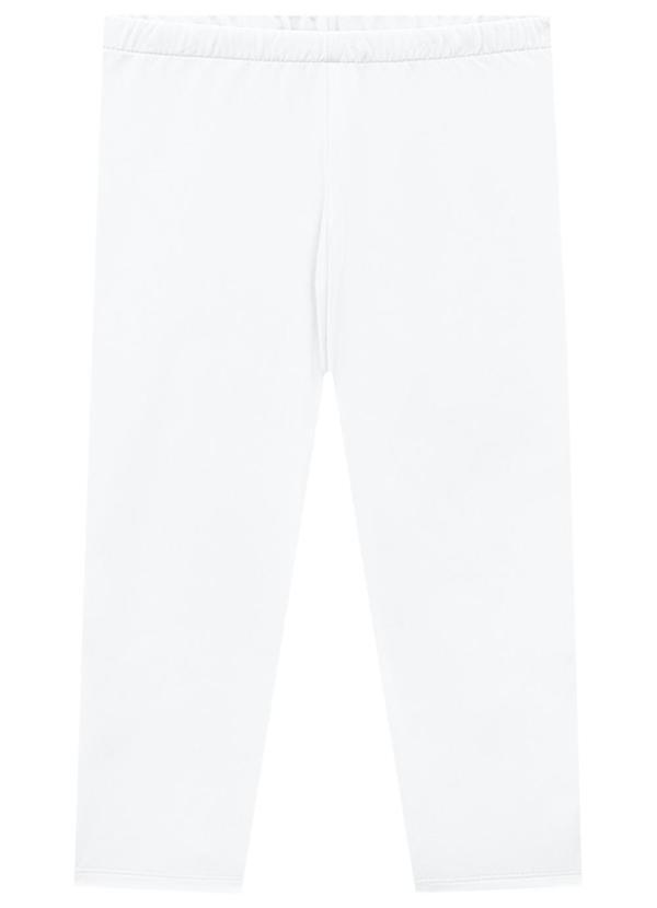 Calça Infantil em Malha Térmica Unissex Branco