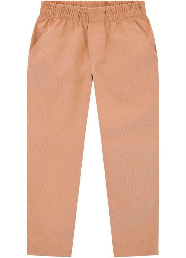 Vista 2 Calça Infantil Menina Marrom Milon Milon