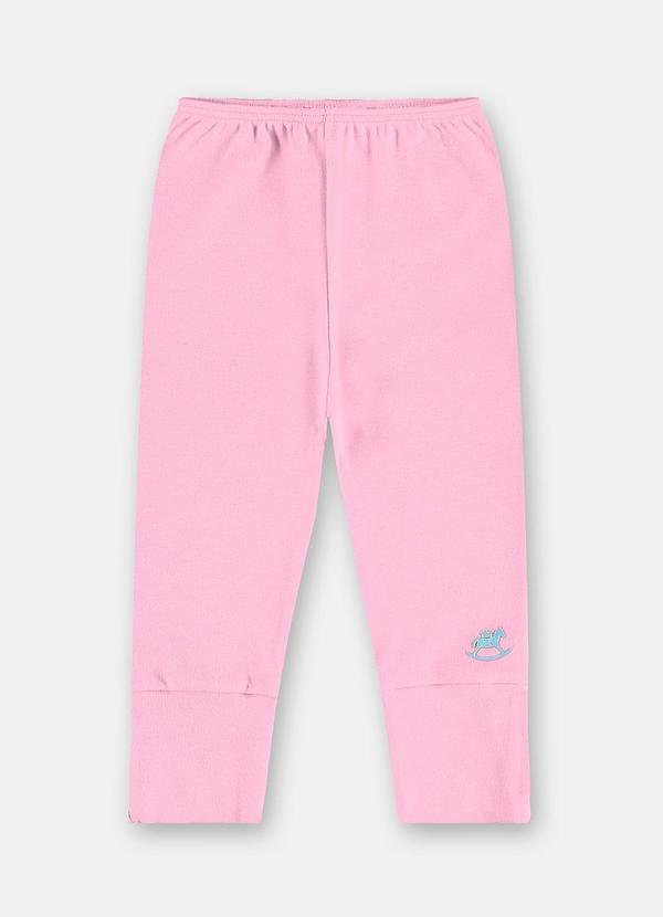 Calça Infantil Unissex Suedine Rosa