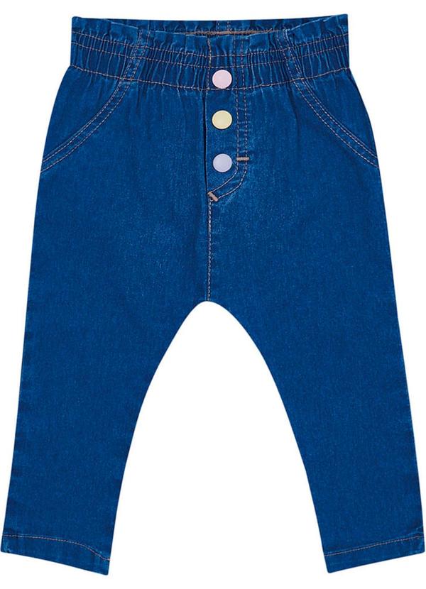 Calca Jeans Menina Azul