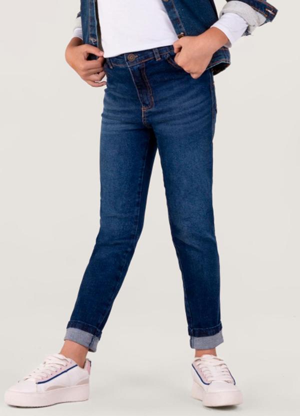 Calça Jeans Infantil Menina Azul
