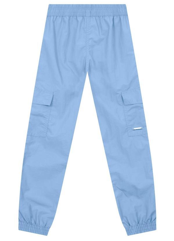 Calça Jogger Infantil Menina Azul