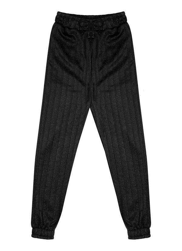 Calça Jogger Juvenil Feminina Preto