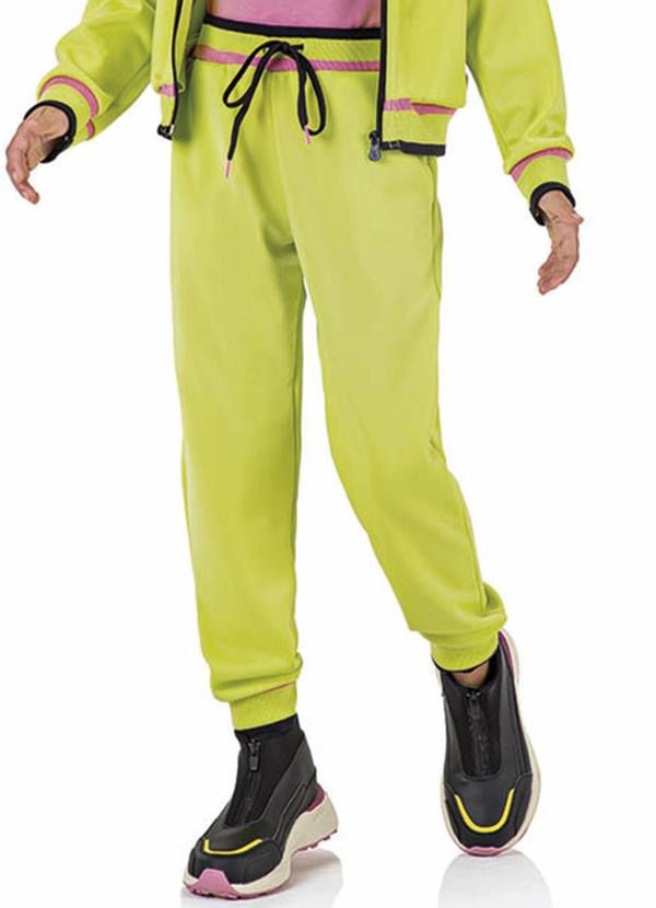 Calça Jogger Moletom Infantil Verde