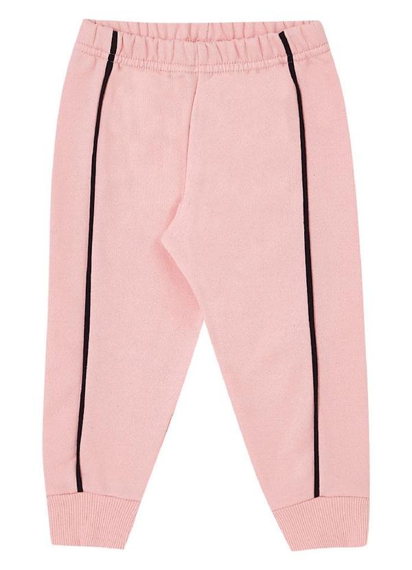 Calca Moletom Menina Rosa