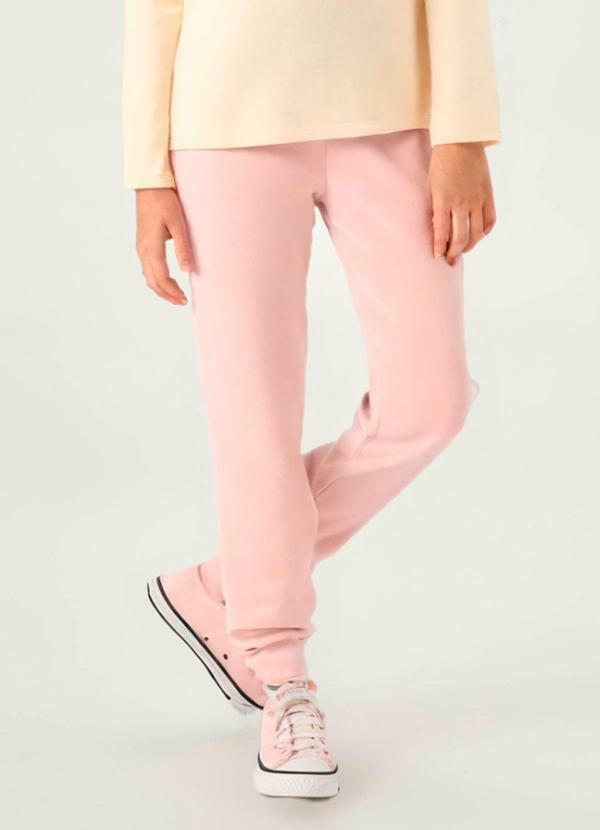 Calça Moletom Rosa