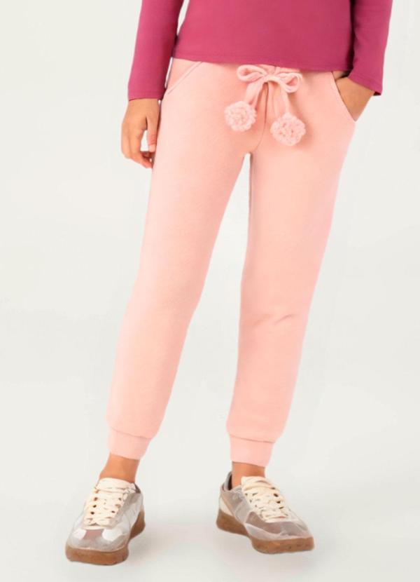 Calça Moletom Rosa