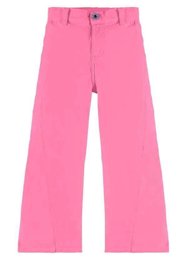 Calça Sarja Infantil Menina Rosa
