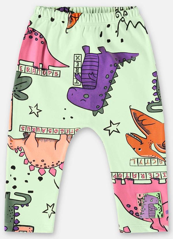 Calça Saruel para Bebê Menina Verde