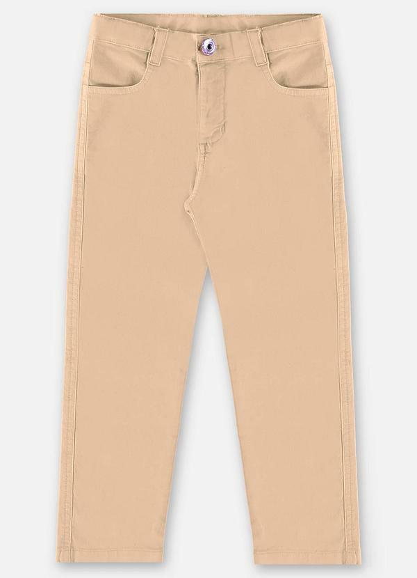 Calça Skinny Infantil Menina Bege