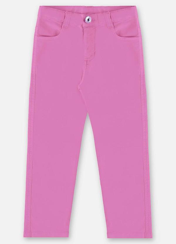 Calça Skinny Infantil Menina Rosa