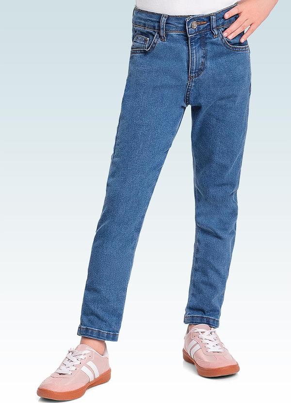 Calça Skinny Jeans Azul