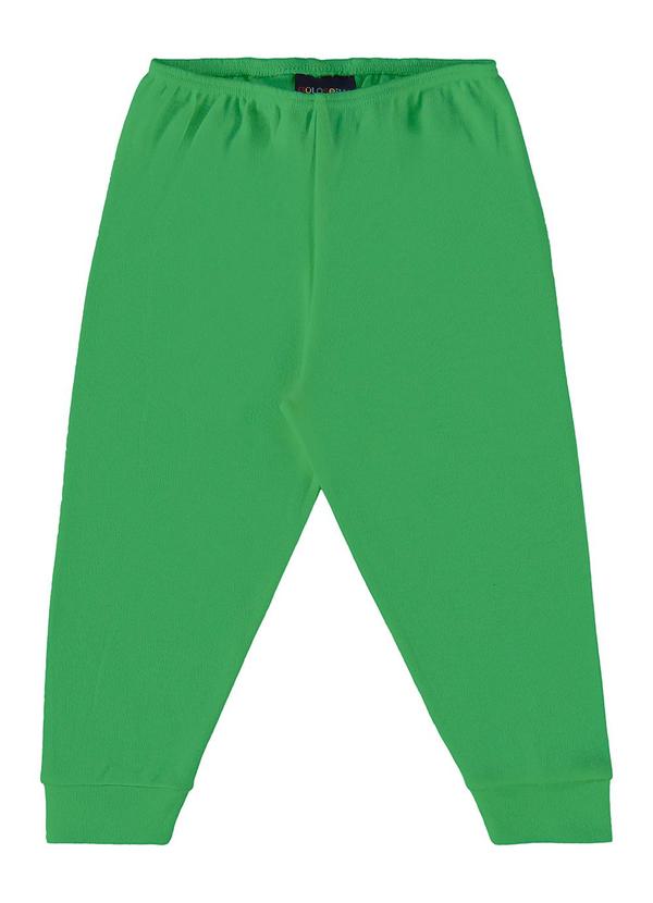 Vista 2 Calça Unissex Básica para Bebê Verde GULOSEIMA GULOSEIMA