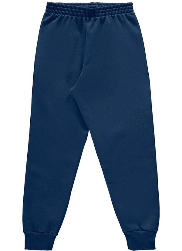 Calça Unissex em Moletom Felpado Azul