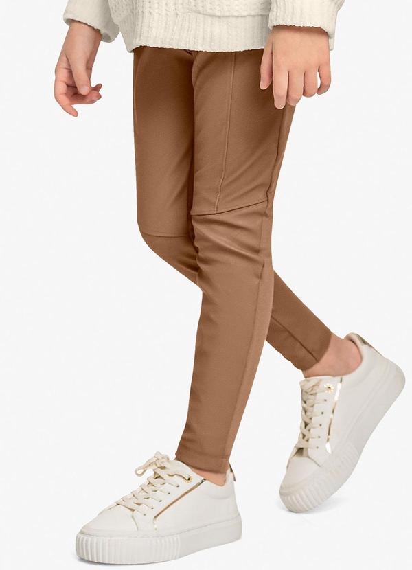 Legging Infantil Marrom