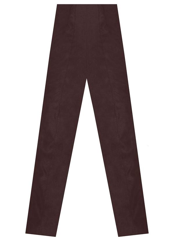 Legging Juvenil em Material Sintético Marrom