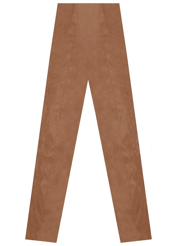 Legging Juvenil em Material Sintético Marrom
